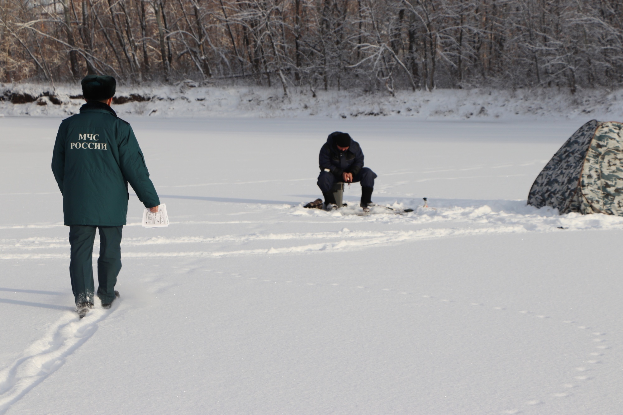 ГИМС МЧС: рекомендации любителям зимней рыбалки.