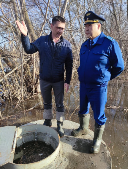 Первый заместитель прокурора Алтайского края Вячеслав Шипиев оценил паводковую ситуацию в пойме реки Барнаулки.